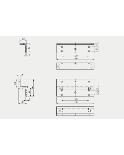 L+Z кронштейн для EMC 1200 ALH. L+Z кронштейн для EMC 1200 ALH. dormakaba в Армавире