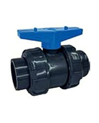 Ecoplast кран шаровый d25 (уплотнение TPV, остальное EPDM) с муфтовым окончанием (49447). Кран шаровый. Экопласт в Армавире