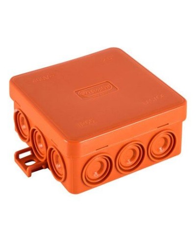 Коробка JBL085 85х85х38, 12 вых., 6P (0,15...2,5мм²) (43255HF): Коробка монтажная, огнестойкая, без галогена в Армавире