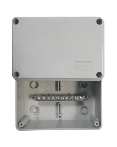 Коробка (КУП) JBS080 85х85х40, 6 вых, IP44 (44006KP): Коробка уравнивания потенциалов (КУП), 6х9мм, 8 зажимов в Армавире
