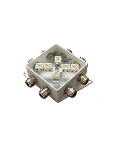 КМ-О (12к*6,0)-IP66-120х120, шесть вводов: Коробка монтажная огнестойкая в Армавире