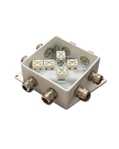 КМ-О (10к*6,0)-IP66-120х120, шесть вводов: Коробка монтажная огнестойкая в Армавире