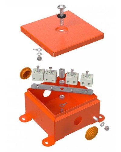 Коробка металлическая огнестойкая 110х110х65 (70-0360-FR2.5-4). Коробка металлическая огнестойкая. Промрукав в Армавире
