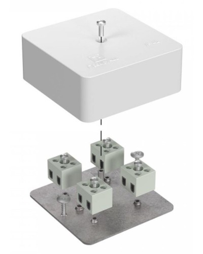 Коробка огнестойкая 75х75х30 (40-0450-FR1.5-8). Коробка огнестойкая для открытой установки. Промрукав в Армавире