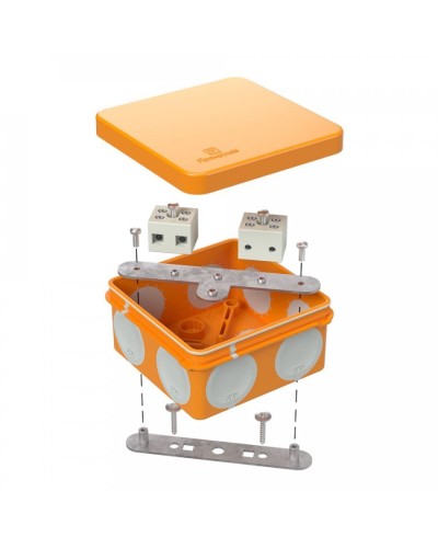 Коробка огнестойкая 80х80х40 (60-0210-FR6.0-4). Коробка огнестойкая для открытой установки. Промрукав в Армавире