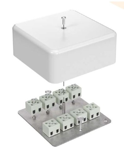 Коробка огнестойкая 103х103х45 для кабель-канала (40-0470-FR10.0-6). Коробка огнестойкая для кабель-канала. Промрукав в Армавире