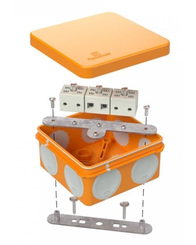 Коробка огнестойкая 60-0210-FR6.0-6 Е15-Е120 80х80х40. Коробка огнестойкая для открытой установки. Промрукав в Армавире