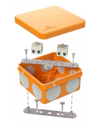 Коробка огнестойкая 80х80х40 (60-0210-FR2.5-6). Коробка огнестойкая для открытой установки. Промрукав в Армавире