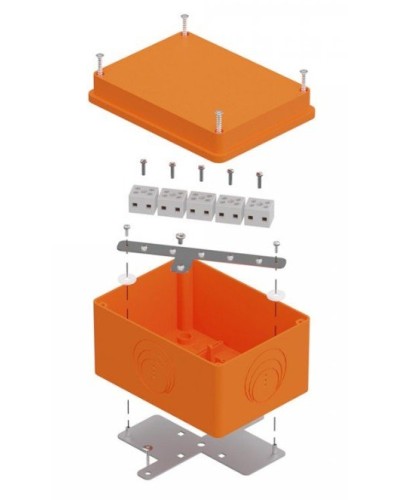 Коробка огнестойкая 150х110х90 E15-E120 для о/п (40-0351-FR2.5-10). Коробка огнестойкая для открытой установки. Промрукав в Армавире