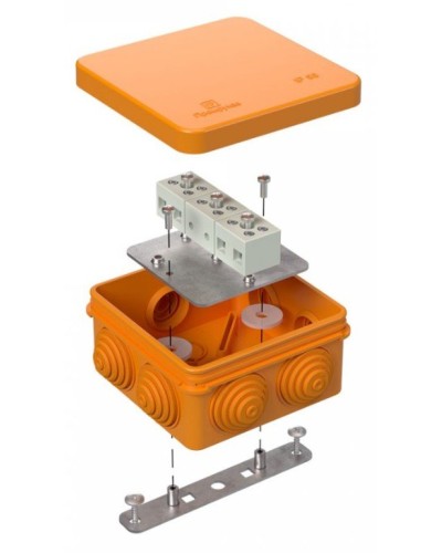 Коробка огнестойкая 80х80х40 (40-0210-FR2.5-6). Коробка огнестойкая для открытой установки. Промрукав в Армавире