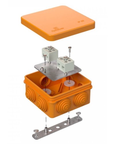 Коробка огнестойкая 40-0210-FR6.0-4 Е15-Е120 80х80х40. Коробка огнестойкая для открытой установки. Промрукав в Армавире